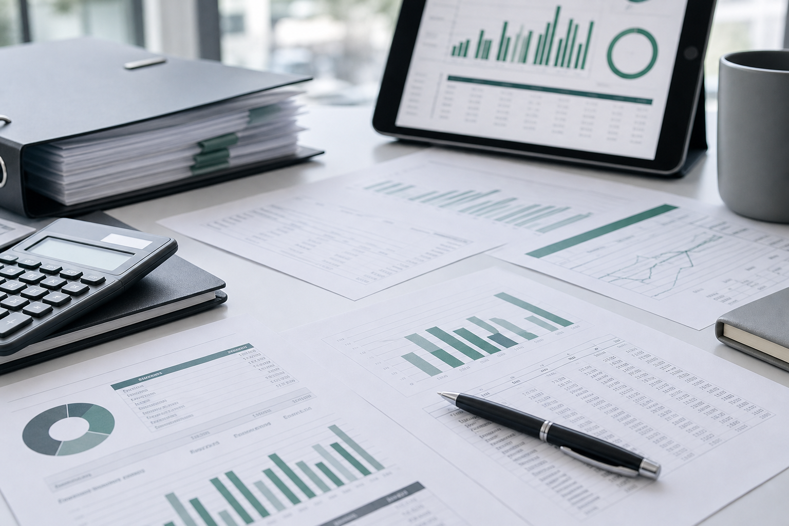 Professional financial reports and audit materials